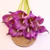 Flores Simuladas Pu Lirios de Calas Artificiales Flores Falsas Venta al por Mayor Decoración de Bodas Decoración del Hogar Accesorios para Fotografía Fabricante Nuevo Modelo