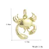 Moda Nova Transfronteiriça Simples Banhado a Cobre Ouro Real 18K Mini Série Oceano Estrela do Mar Tartaruga Pingente de Joia Pingente