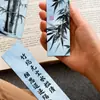 Marcadores Qiyu 30 Piezas de Marcadores de Sombra de Bambú Estilo Chino Tarjetas Creativas de Decoración para Lectura de Estudiantes Anotación