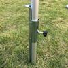 Suporte de Haste Ajustável para Toldo Externo Haste de Suporte Haste Telescópica de Alumínio 230cm Prata Conjunto com Bolsa de Armazenamento para Haste de Tenda