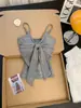 Camisola Estilo Chica Dulce y Picante con Tirante de Lazo para Mujer, Nuevo Diseño Primavera/Verano 2026, Top Delgado y Elegante para Usar en Capas o Solo