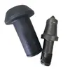 Dientes de corte U82 para la cara de trabajo de minería de carbón, accesorios para máquinas de minería de carbón, dientes de corte en forma de pica, completos con casquillos forjados y asientos de diente