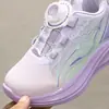 Novedad Otoño 2026 Zapatillas Deportivas de Malla Populares para Niñas con Hebilla Giratoria Zapatos Deportivos para Correr Infantiles 6560