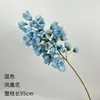 Materiales Florales Azul Cielo para Bodas, Flores de Seda, Arreglos Florales para Celebraciones de Bodas, Decoraciones Florales para Salones, Flores Decorativas Suaves para Techos, Flores para Pasillos