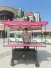 Carrito de Puesto Móvil con 168 Tableros de Mesa Grandes, Carrito de Camping para Acampada al Aire Libre y Picnic, Plegable y Compactable, Vehículo Todoterreno, Alta Capacidad de Carga