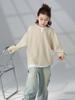 Meninos Camiseta de Manga Longa Primavera e Outono 2025 Novas Roupas Infantis Primavera Camisa Base Meninos Grandes Primavera Suéter Moda Comércio Exterior