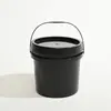 Balde Químico de 5L, Balde de Tinta de Silicone, Balde de Pasta de Cor de 5L com Alça, Balde Branco de 5 Litros com Boa Vedação, Balde de Pasta de Cor