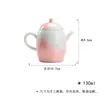 Tetera Pomelo Jazmín Perla de Dragón Estilo Dinastías Tang y Song, Tetera Cerámica Estilo Nuevo con Filtro de Agujero de Bola, Tetera Doméstica Portátil