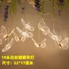 Nueva Iluminación para Bodas Acrílico Mariposa Luminosa Lámpara Colgante Accesorios de Boda Luces Decorativas de Hotel Lámpara Colgante para Escaparate