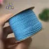 Hilo de algodón de alta calidad suave frotado a mano texto bodhi cuerda para jugar cuerda de mano trenzada hilo para abalorios resistente al desgaste no elástico hilo de borla