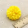 5CM Crisântemo Bola Mil Camadas Simulação DIY Sapatos Chapéus Flores de Seda Cabeças de Flores Decoração de Cena Flores Coroa Materiais