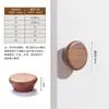 Manija de Armario para Habitación Infantil Manija de Dibujos Animados Mickey Conejo Oso Manija de Madera Maciza para Cajón de Armario Armario Manija de Puerta Semicircular