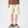 Shorts de Trabajo Funcionales de Verano para Hombre de Secado Rápido, Tendencia Nacional, Por Encima de la Rodilla, Casual, Versátil, Holgado, de Marca de Moda, Shorts de Playa