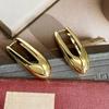 Brincos exagerados em formato de gota únicos simples personalizados brincos metal estilo frio simples moda brincos versáteis para mulheres