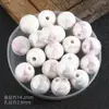 Accesorios para Joyería 12/14mm Cuentas Cerámicas Galvanizadas Turismo de Templos Pulsera DIY Enhebrado Agujero Recto Cuentas Sueltas Esmaltadas Accesorios