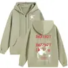 Sudadera con capucha y cremallera de rizo de primavera 300g para pareja Camiseta Publicitaria Juvenil Uniforme de Grupo Cardigan Superior Estampado Bordado