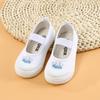 Zapatos de Lona para Niños Zapatos Blancos de Jardín de Niños Zapatos de Interior Zapatos de Baile para Niños y Niñas Zapatos de Gimnasia para Bebés Tenis de Estudiante