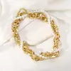 Collares Apilables de Perlas Estilo Metalero Europeo y Americano Transfronterizos para Mujer, Lujo Accesible y Collares Vintage de Segunda Mano de Gama Alta