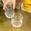 Pequeno fresco ins chapéu de palha transparente Tigela de vidro tigela de sobremesa copo de iogurte prato de frutas foto adereços prato de copo