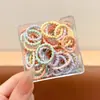 Elásticos de Cabelo Fofos e Versáteis do Tamanho de um Polegar, Cordões de Cabelo Doces e Frescos para Crianças, Elásticos Pequenos de Alta Elasticidade e Duráveis, Acessórios de Cabelo para o Início da Primavera