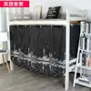 Cortina para Cama de Dormitorio de Estudiantes Universitarios Bloques Superiores e Inferiores Tela de Sombreado Dormitorio Masculino y Femenino Dormitorio de Estudiantes de Secundaria Cortina para Cama de Dormitorio Habitación de Alquiler Sencilla