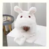 Sombrero y Bufanda para Niños Nuevo Estilo Coreano Cálido Espesado Felpa Panda Lindo Súper Lindo Sombrero con Orejas para Bebé Protección Invierno