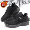 Zapatos para Caminar para Personas Mayores 2026 Invierno Nuevos Suela Suave Zapatos Deportivos para Adultos Mayores Zapatos de Viaje Transpirables con Forro Adicional y Zapatos Gruesos para Hombre