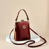 Bolso de Mano Vertical Pequeño de Moda Callejera Europea y Americana, Bolso de Hombro Brillante de Charol de Venta Caliente, Se Puede Usar Cruzado, Envío Directo de Fábrica
