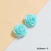 Accesorios de resina de rosas de colores simulados, pegamento en crema, horquilla para el cabello hecha a mano, material de parche de joyería
