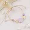 Cerámica de Jingdezhen Tejido Exquisito Estilo Bosque de Nicho Pulsera Puesto Popular Joyería Pequeña Creativa Joyería al por Mayor