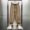 Pantalones Casuales Holgados Rectos de Pierna Harem Zanahoria Transpirables Delgados de Seda de Hielo Verano 2026 Nuevo Estilo Unisex Modernos