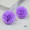 Flor de crisantemo artificial de ping pong, venta al por mayor, decoración de boda, guirnalda de bricolaje, arreglo floral, accesorios de fotografía, tela de seda, flor de bola de espinas