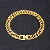 Pulseira Cubana Tendência em Aço Inoxidável para Homens, Pulseira de Joia Simples em Aço Titânio Polido Seis Lados Prata