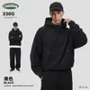 Sudadera Personalizada para Hombre Ckx con Cuello Alto, Forro de Felpa y Engrosada para el Calor de Otoño e Invierno, Silueta Cuadrada, Estilo High Street, Sudadera con Capucha Personalizada