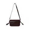 Dropshipping Transfronterizo de Bolsos de Hombro de Nicho, Bolsos Cuadrados Pequeños, Bolsos Sencillos Retro de Color Sólido para Debajo del Brazo, Bolsos Cruzados Personalizados, Bolsos de Estilo Nuevo