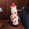 Nuevo termo de alta calidad con diseño de dibujos animados para estudiantes, doble bebida, portátil, bonito vaso de agua de acero inoxidable 316, regalo