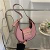 Bolso de mano moderno y sencillo 2022 Estilo extranjero de moda Un solo hombro Bolso axilar Bolso dumpling Bolso de mujer Moderno Versátil