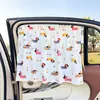 Cortina Protetora Solar Personalizada de Fábrica para Carro Cortina de Sol para Carro com Ventosa Isolamento Térmico Bloqueador Solar Cortina de Verão Proteção Solar para Crianças no Carro