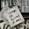 Huasi Die - Série de Papel de Transferência para Nail Art Papel de Transferência para Nail Art Papel de Transferência Céu Estrelado (Cada Estilo Tem 1 Metro de Comprimento)