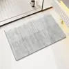 Alfombra de Piso Absorbente Moderna y Sencilla para Baño, Alfombrilla Antideslizante de Secado Rápido para Baño, Alfombra para Entrada de Dormitorio