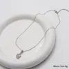 Colar de Pá Pequena com Diamantes Inteiros para Mulheres, Luxo Acessível, Estiloso, Design de Nicho, Corrente para Clavícula de Pá de Ouro de Alta Qualidade, Novos Acessórios