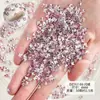Pó de Cristal Nail Art Joias de Diamante com Fundo Plano Mini Joias de Diamante em Formato Especial Celebridade da Internet Acessórios de Nail Art com Diamante Coração Borboleta Venda por Atacado de Diamantes