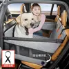 [Ventas Directas de Fábrica] Placa Base de Asiento Endurecida de Carga Perro de Viaje Ensanchado Alfombrilla para Mascotas de Coche Trasero Gris