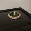 Pulsera Abierta de Circonita Incrustada con Diamantes, Pulsera de Lujo Ligero y Gama Alta, Elegante y Exquisita a la Moda, Diseño de Pulsera Versátil, Diseño de Nicho