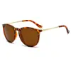 Gafas de sol ligeras para mujer y hombre, moda vintage, redondas, para hombre y mujer, estilo clásico retro de diseñador