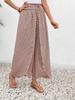 Pantalones retro de mujer de talla grande, informales, holgados, con pierna ancha y abertura, para primavera y verano de 2025, Amazon Cross-border.