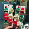 Mini chapéu de lã cor de Natal vermelho Branco verde pirulito de tricô dedo chapéu decorativo atividade de feriado presente