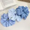 Diadema de Tela Vaquera Lavada Vintage Aro para la Parte Superior Alta de la Cabeza Aro Simple con Lazo de Puntos Accesorios para el Cabello para Salir