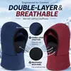 Gorro de ciclismo transfronterizo para otoño e invierno, a prueba de frío invernal, cálido, protector de orejas, máscara y calentador de cuello integrados, forrado de vellón, gorro de esquí grueso
