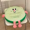 Bonito cojín redondo para sentarse durante mucho tiempo en la oficina, almohadilla gruesa para silla, cojín creativo de alta apariencia para asiento de dormitorio estudiantil